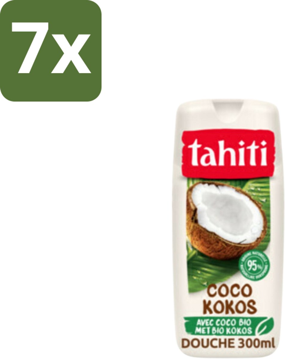 Tahiti – Douchegel – Coco - 315 ml - Bulkverpakking - 7 stuks