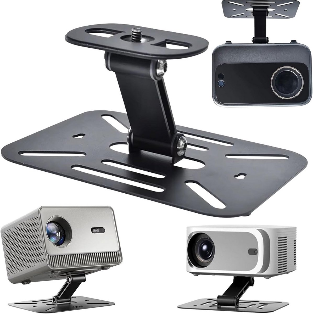 Universele Projectorbeugel - Flexibele Montage voor Bureau, Muur en Plafond