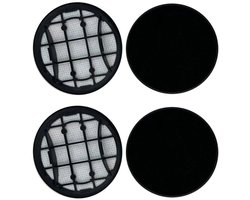 Vervangende filterpatronen Geschikt voor Philips VC 7000/8000, 2 stuks, wasbare schuimfilterpatronen en inlaatfilterpatronen, compatibel met de modellen XC7053, XC7055, XC7057, XC8055, XC8057 en XC8058.