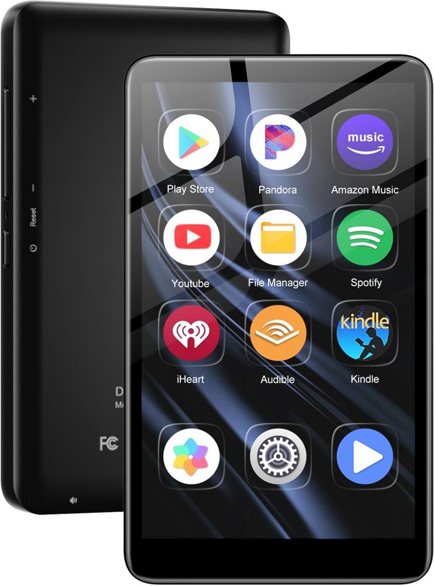 Draagbare MP3-Speler 160GB met Android 13, Touchscreen en Bluetooth