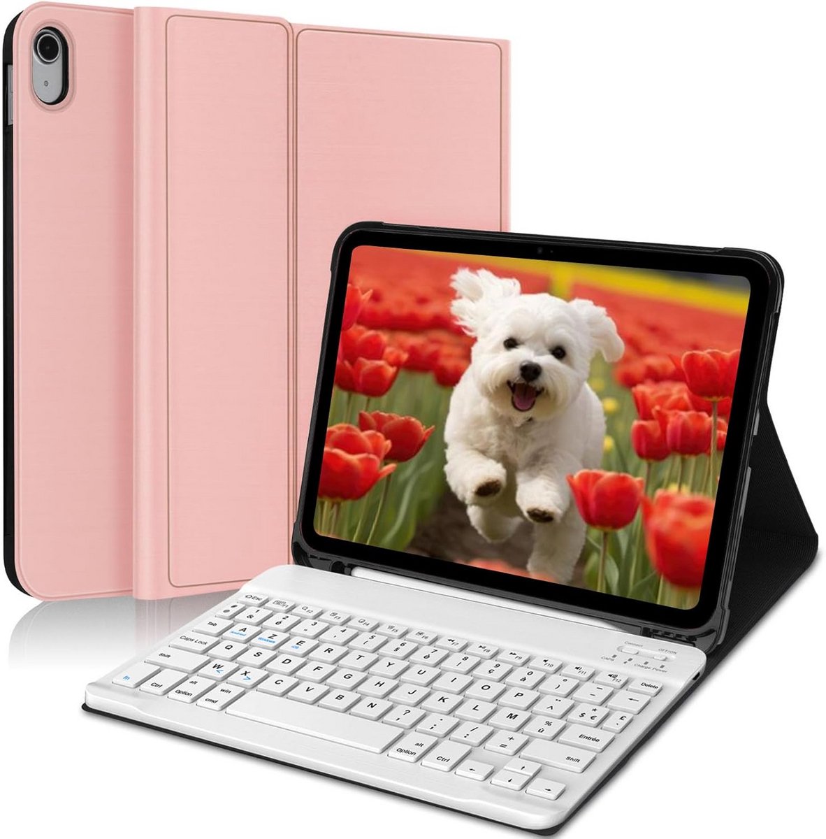 Draadloos Toetsenbord voor iPad 10e Generatie met Stille Toetsaanslag