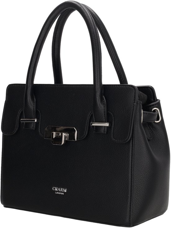 Charm London Soho Sac à main - Sac à bandoulière - Femmes - Bandoulière - Sac pour femmes - Zwart