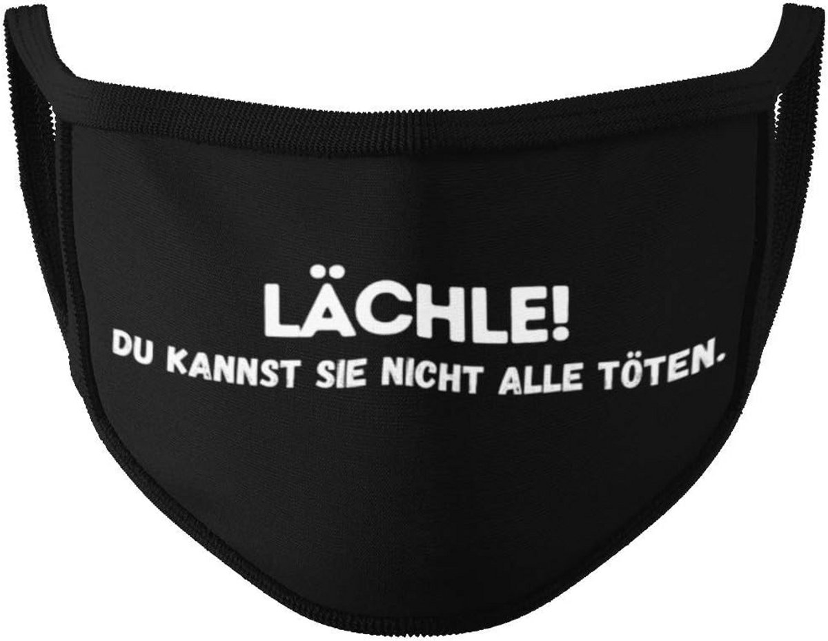 Wasbare Katoenen Stofmaskers met Lachend Gezicht - Trendy en Herbruikbaar
