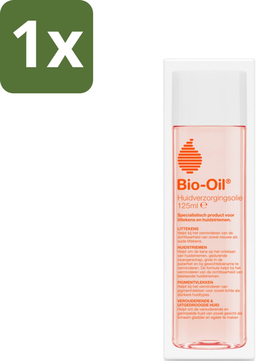 1 x Bio-Oil Huidverzorgingsolie 125 ml - Huidverzorging - Littekens - Huidstriemen - Pigmentvlekken - Huidverzorgingsolie