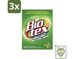3 x Biotex Handwas & Inweek Poeder 720 gr - Grootverpakking - Handwas - Inweek Waspoeder - Biologisch Wasmiddel - Enzymen - Vuil Verwijderen