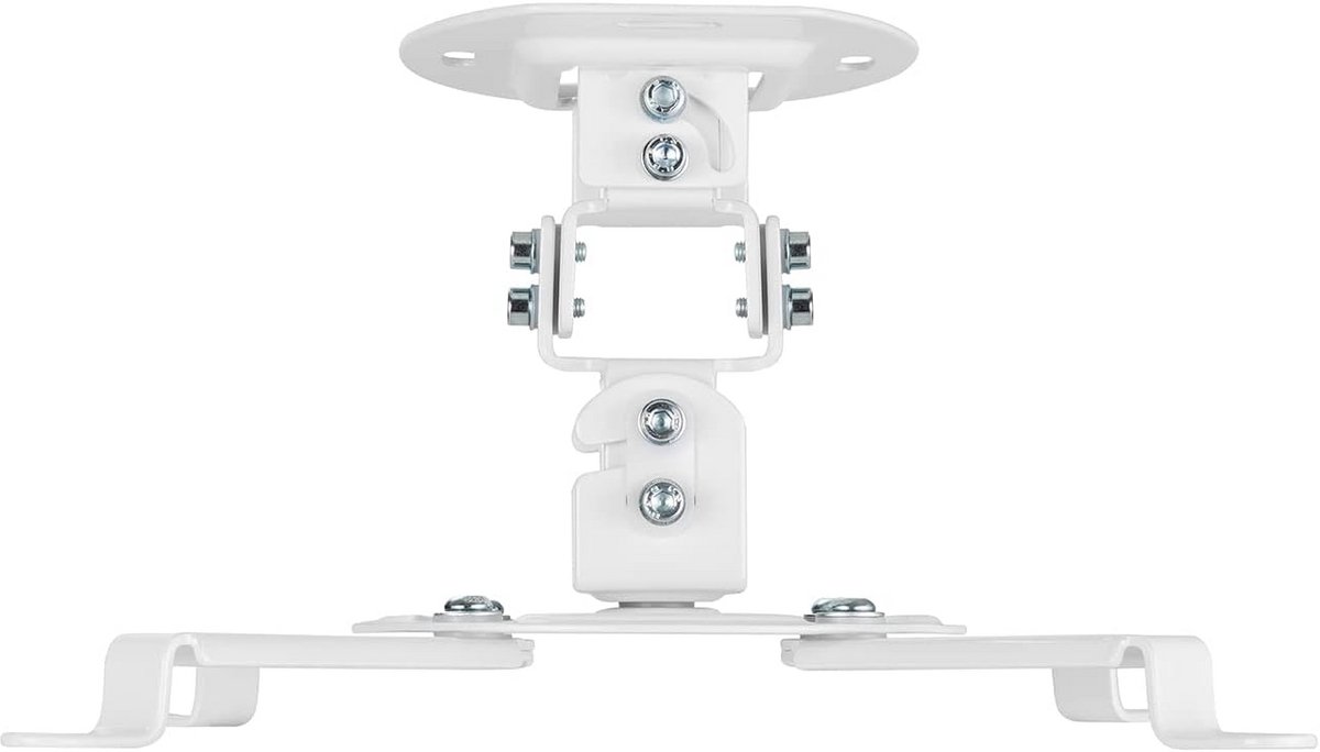 Universele Projector Beamer Beugel Wit - Draaibaar en Kantelbaar - Tot 13.5 kg