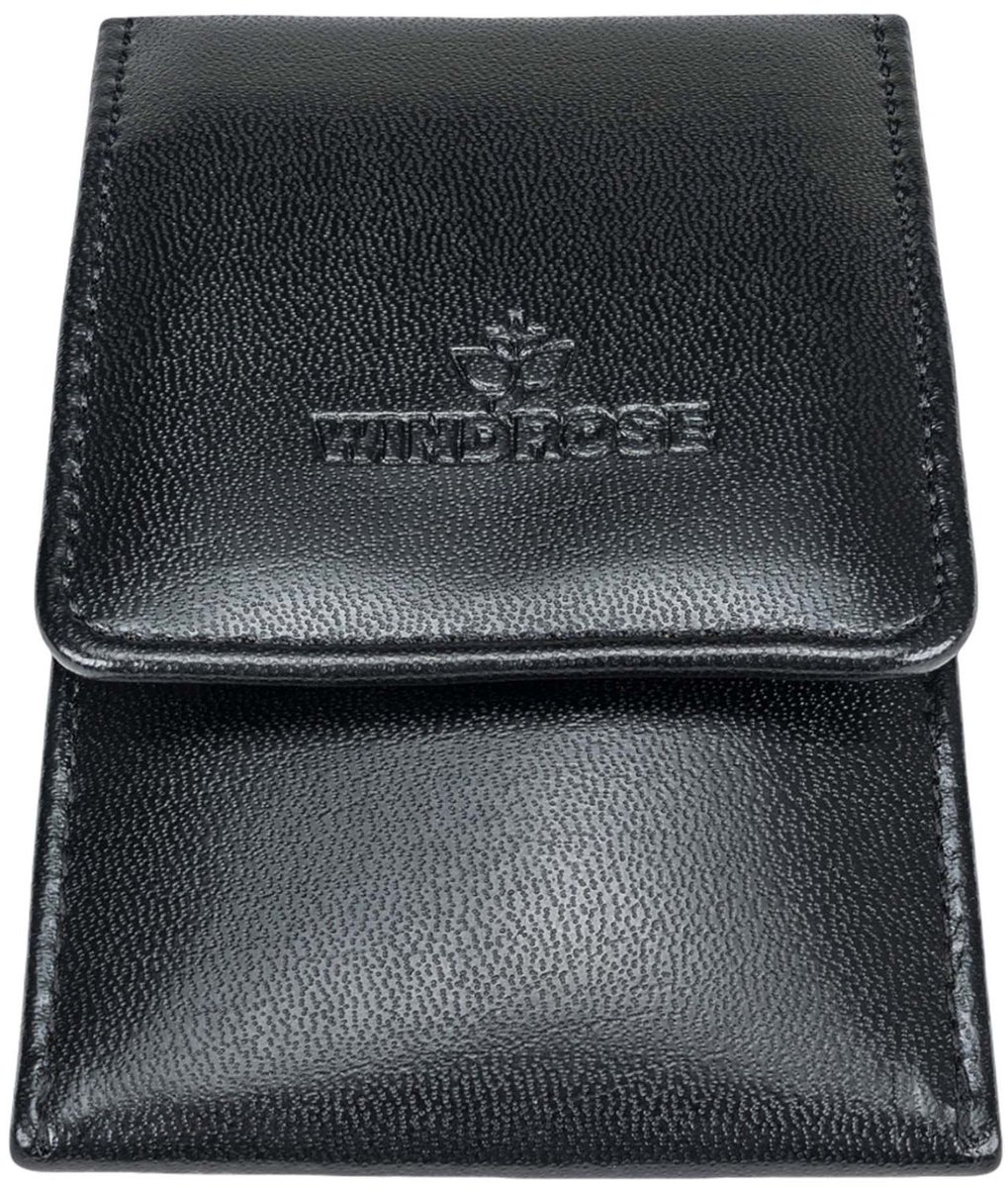 Windrose Merino Moda - Manicure Set 11 cm (schwarz, innen pink)