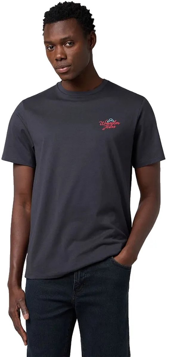 Wrangler 112371485 T-shirt Met Korte Mouwen M Man Zwart