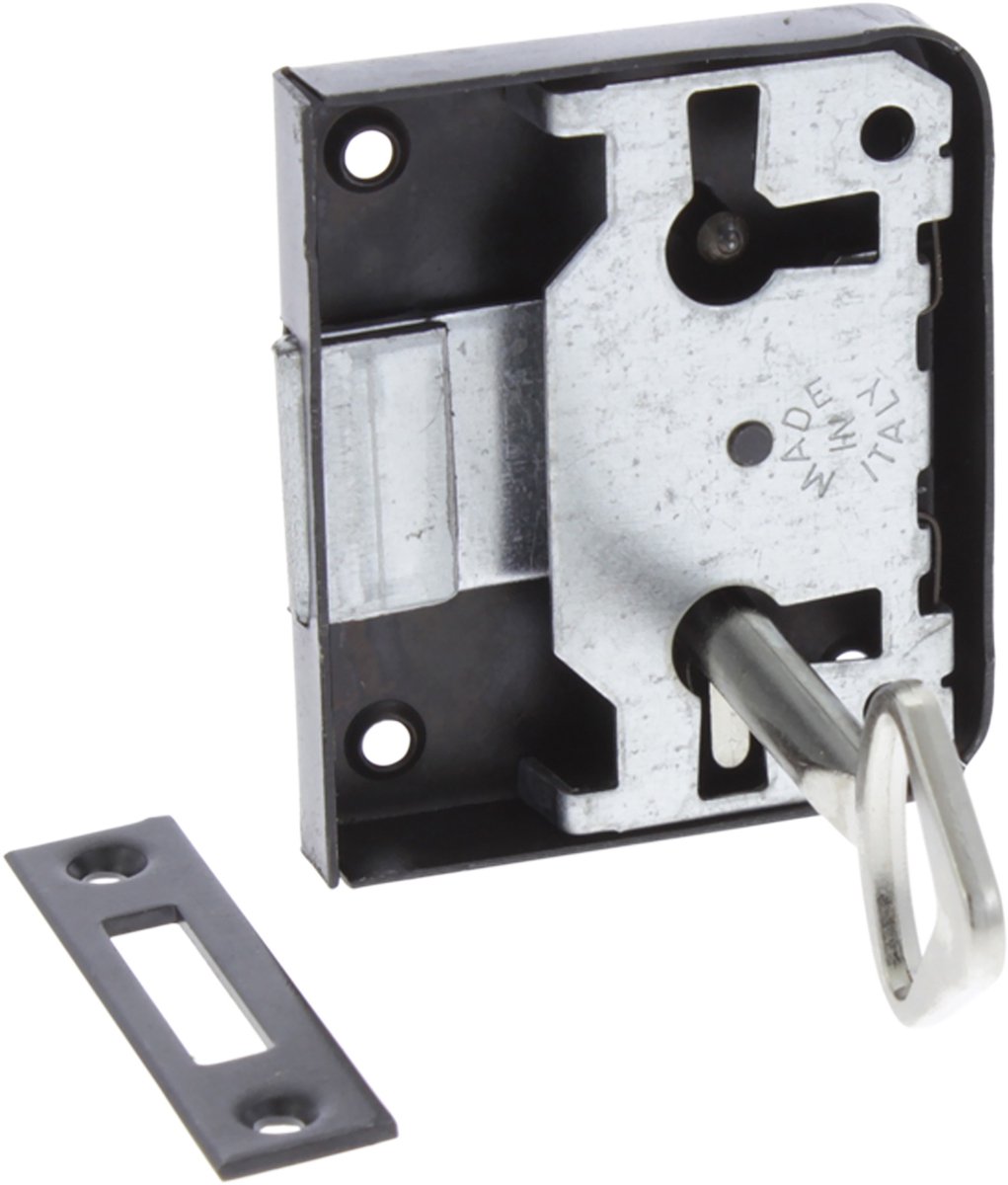Starx meubelslot - opleg - rechts en links - 30 mm - zwart
