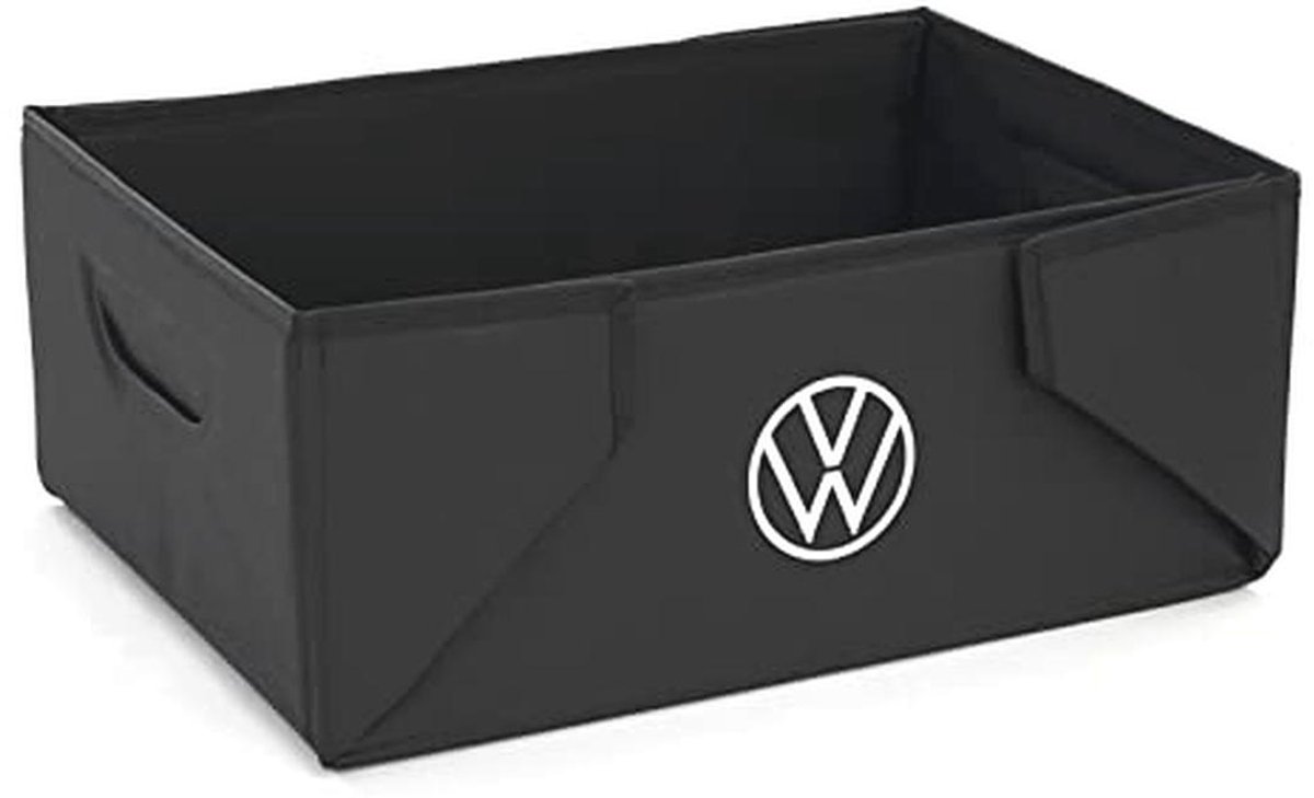 Vouwbox tas voor kofferbak - Opvouwbare boodschappenmand - Zwart