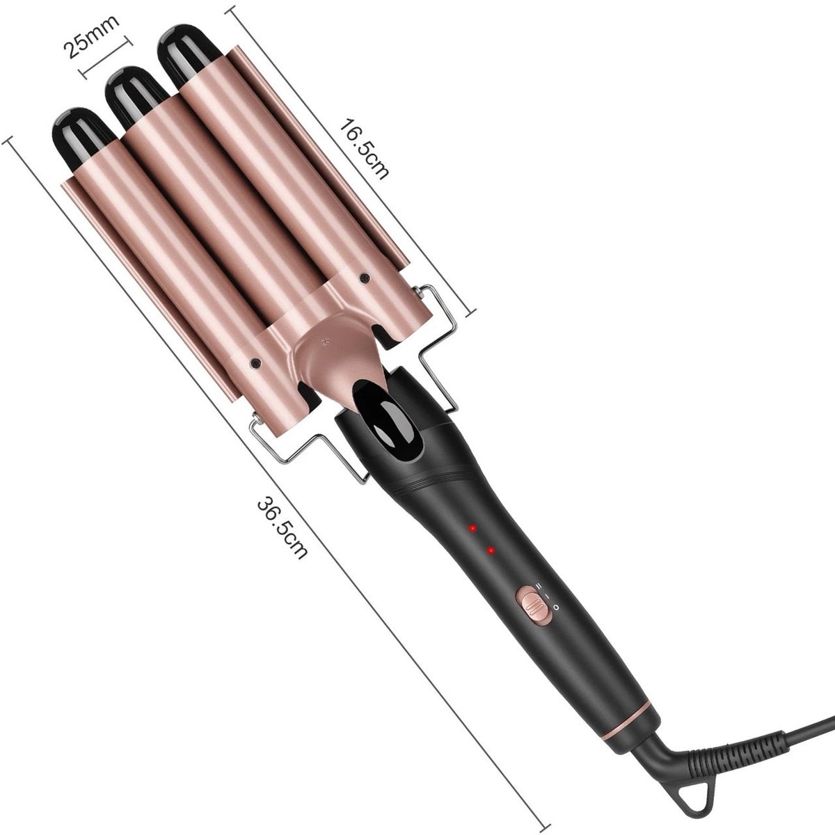 Perfect Curl - 5-in-1 Verwisselbare Keramische Krultang + - afbeelding 2