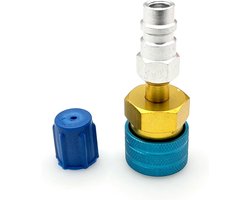 Allecta - Adapter voor auto airconditioning R1234YF naar R134A, Laagzijdige snelsluitkoppeling, Fittings autobedrijf.