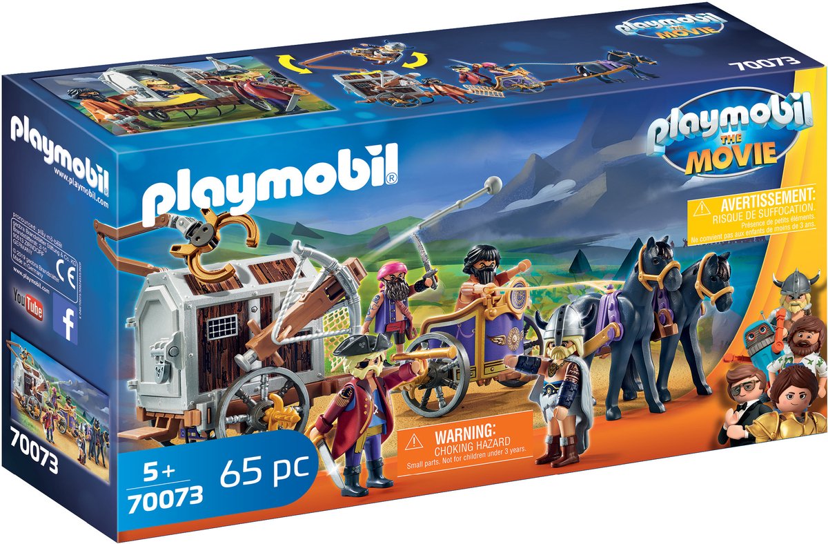 PLAYMOBIL PLAYMOBIL: THE MOVIE Charlie met gevangeniswagon - 70073