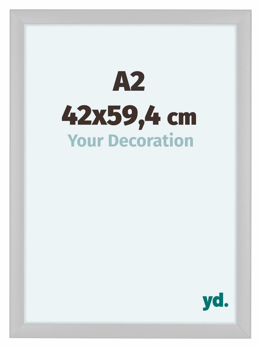 yd. Your Decoration - Fotolijst A2 42x59,4 cm - MDF - Wit Hoogglans - Como