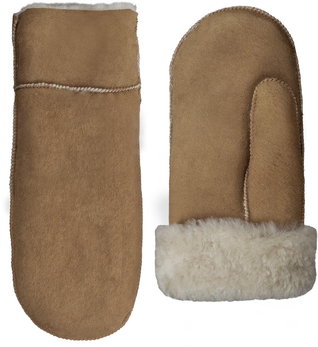 Laimböck Dames Wanten Nordby Camel | Maat 6,5