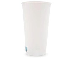 Wellsamed WELLSACUP 100 kartonnen bekers 440 ml wit, geschikt voor warme dranken, coffee-to-go, business, evenementen, feest