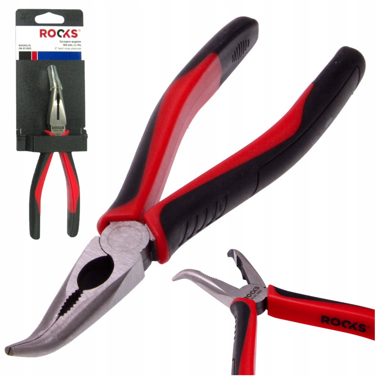 Gebogen Tang 160mm CrMo 52HRC - Hoge Duurzaamheid voor Industrie
