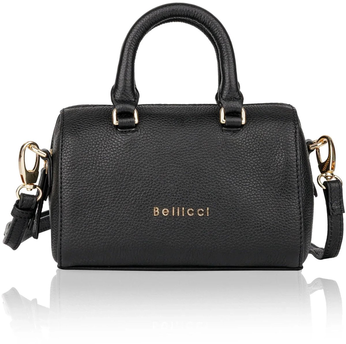 Bellici | Cara | Leren bowlingtas handtas