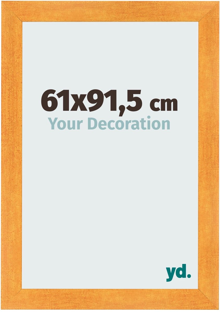 yd. Your Decoration - Fotolijst 61x91,5 cm - MDF - Oranje - Pisa