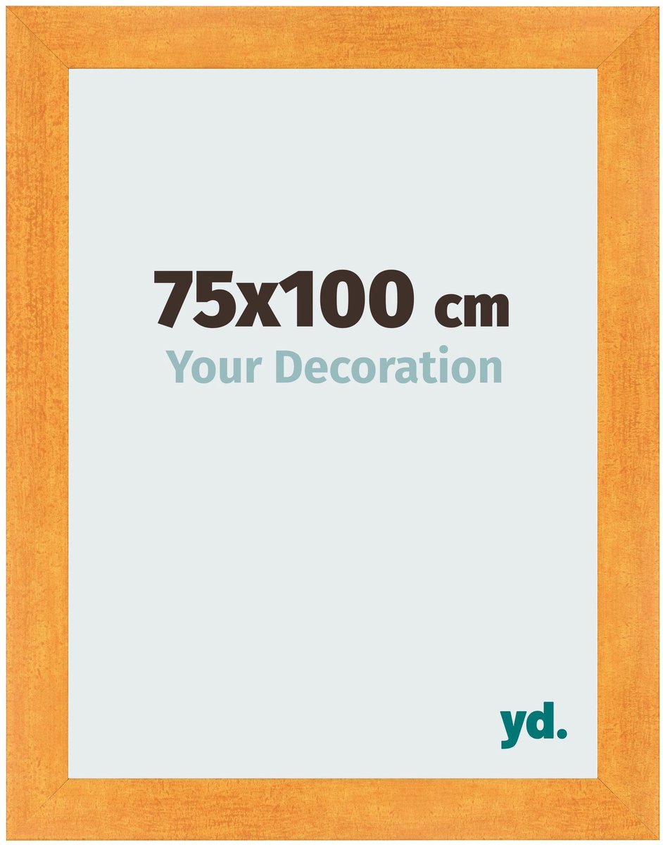 yd. Your Decoration - Fotolijst 75x100 cm - MDF - Oranje - Pisa