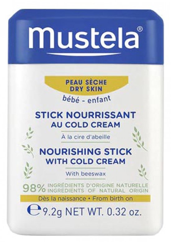 Stick nourrissant à la crème froide Mustela 9,2 g
