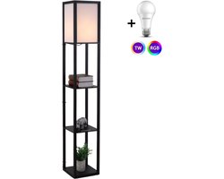 Vloerlamp - Staande lamp - Stalamp - Met opbergruimte - D...