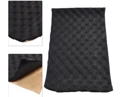 Auto Geluid Deadener Geluidsisolatie Schuim 50x50x2 cm – Akoestische Demping Mat voor Subwoofer, Auto Kap, Geluidsreductie en Stil Rijden – Auto Isolatie, Geluiddemping, Geluidsisolatie Schuim