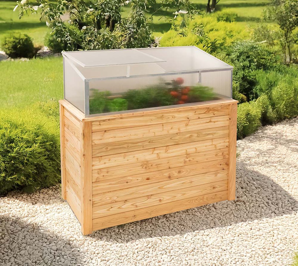 Westmann Mini-serre surélevée Classic Plus 130 - 130x65x107 cm