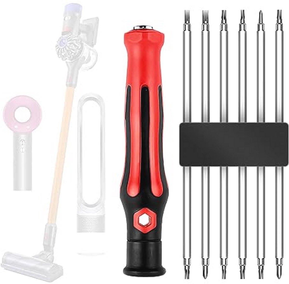 Reparatiegereedschap 6-in-1 voor haardrogers en stofzuigers