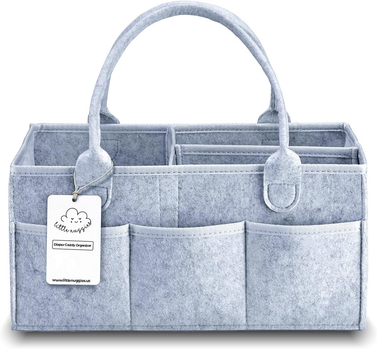 Multifunctionele Vilt Organizer voor Luiers en Babyaccessoires