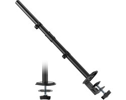 WORLDLIFT Extra Hoge Stevige Center Pole voor Monitor Arm Mount 32 "Staal Monitor Stand C Klem/Grommet Pole alleen