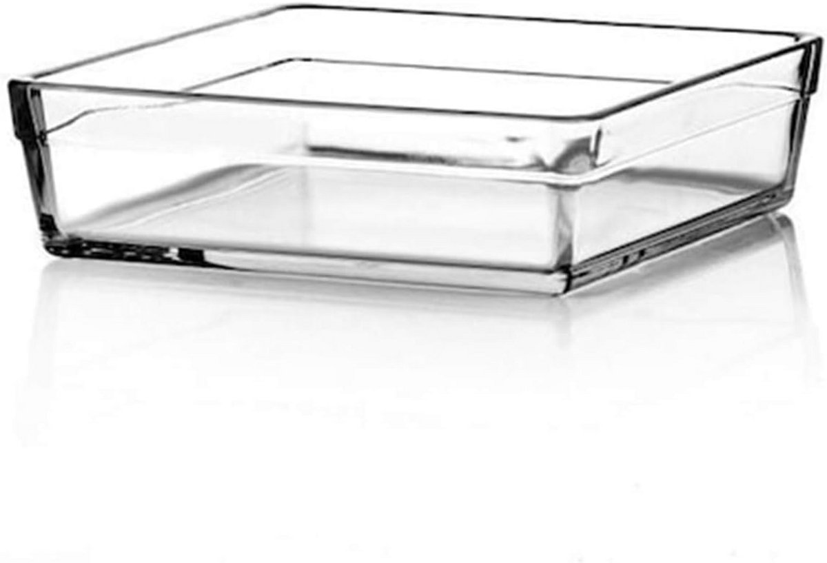 Borosilicataat Glazen Ovenschaal Vierkant 23x23 cm