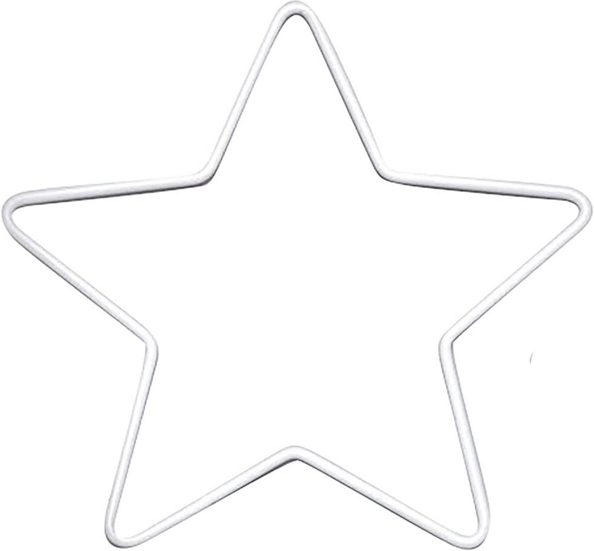 Metalen frame ster 15 cm - perfect voor dromenvangers, macramé en wanddecoratie