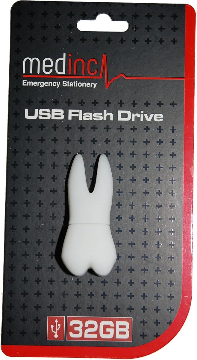 USB-stick 32GB Tandvorm voor Tandartsen en Studenten
