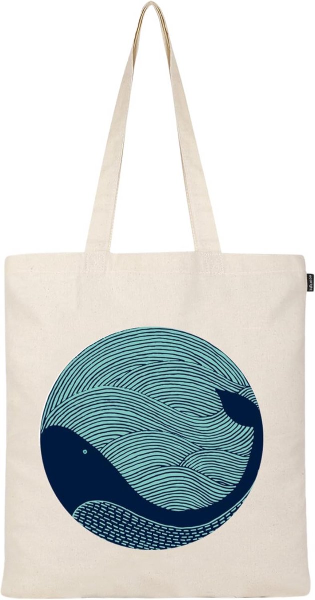 Duurzame Katoenen Tote Bag - Herbruikbare Boodschappentas voor Dames en Heren