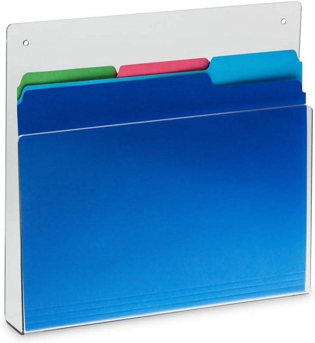 Set van 6 Doorzichtige Acryl Documentenstandaards voor Aan de Muur