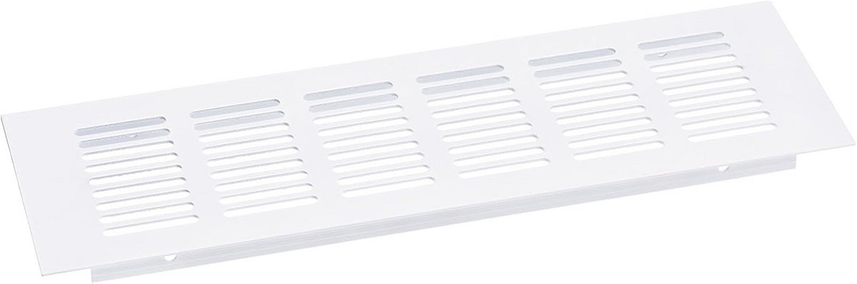 Rechthoekig Ventilatie Rooster Afdekking Wit - 250x100mm Aluminiumlegering