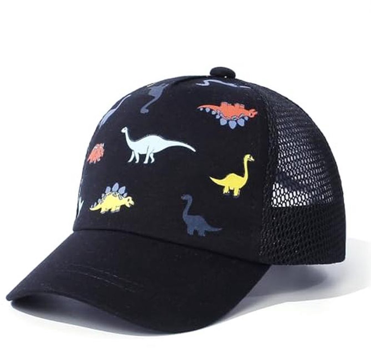 Zomer Pet voor Peuters - Leuke Dino en Effen Kleur Hoeden voor Kinderen