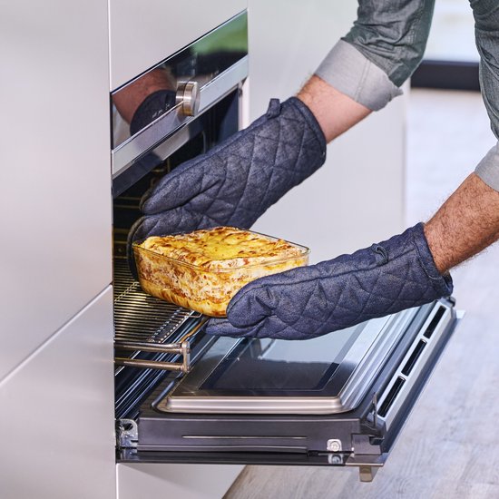 Mepal Glazen Vershouddoos EasyClip - 700 ml - Glazen vershoudbakjes met schuifsluiting - Geschikt voor magnetron, (stoom)oven, koelkast en vriezer - Nordic sage van Merkloos — afbeelding 3