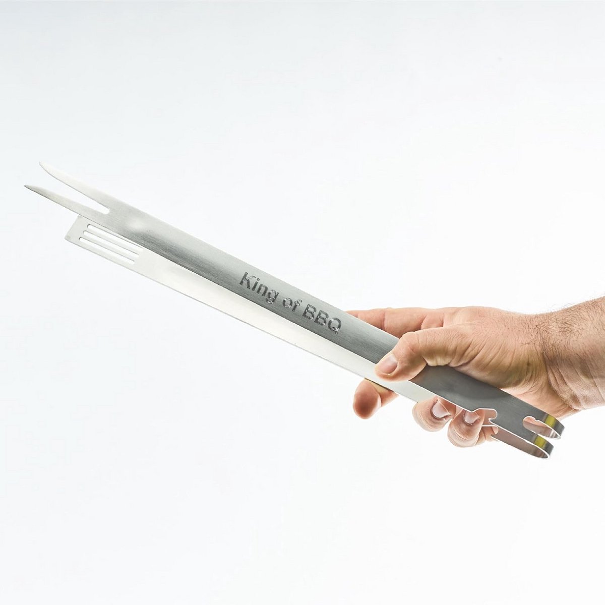 Roestvrijstalen Barbecue-tang met Gravure - Perfect Cadeau voor Vaderdag