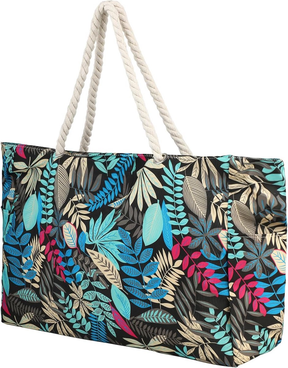 Grote Dames Handtas XXL Opvouwbare Canvas Tas voor Strand en Reizen