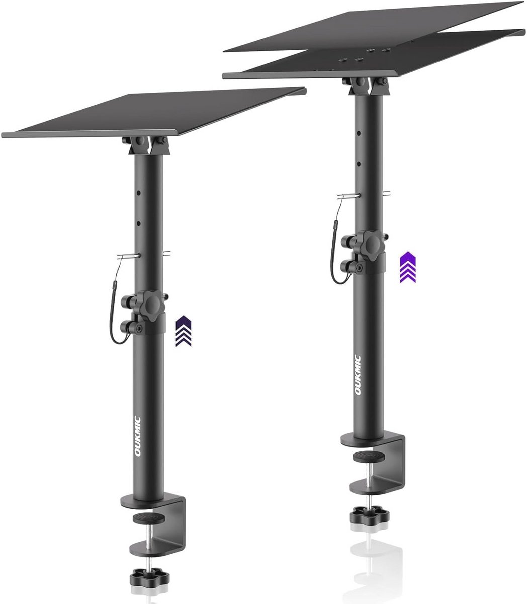 Verstelbare Desktop Luidspreker Standaard Set voor Audio Monitoren