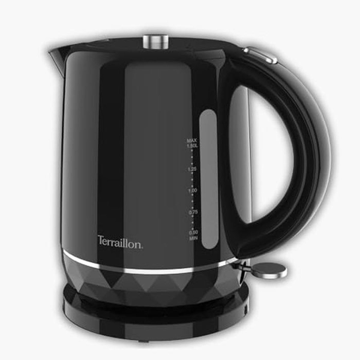 Elektrische Waterkoker 1,5L - 2200W, 360° Draaibaar, Automatische Uitschakeling, Verlichte Knop, Waterniveau-indicator