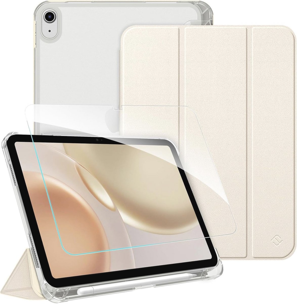 Ultra-dunne transparante iPad Case voor 11-inch en 10.9-inch (2022) met Penhouder