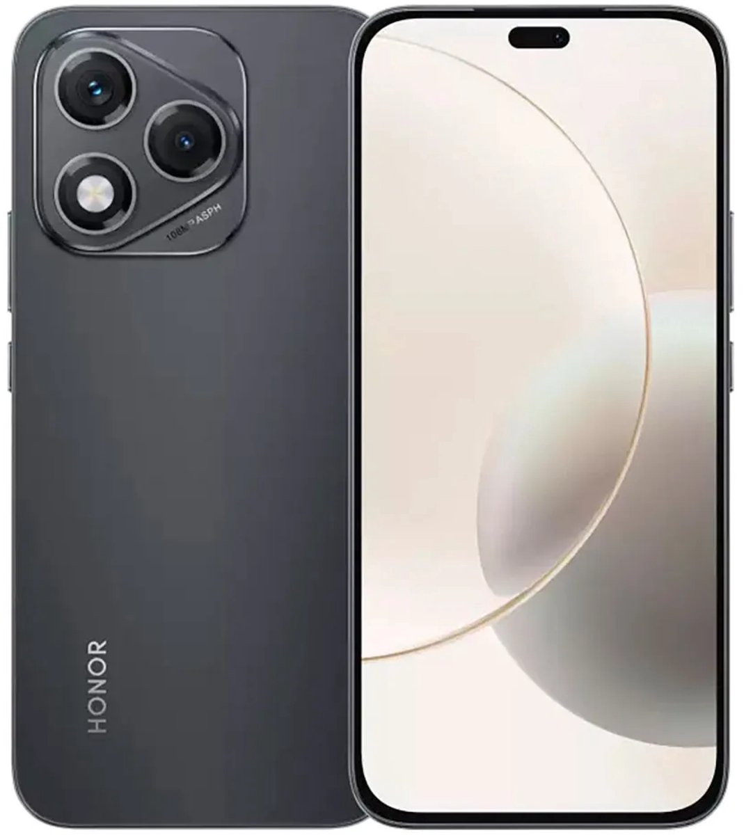 Honor 400 Lite 8GB+256GB Zwart - 5G, 108MP Camera, AI Cameraknop, IP64