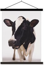 Photo studio affiche école vache frisonne lattes plates noir 60x80 cm - Tirage photo sur affiche textielposter (décoration murale salon / chambre)