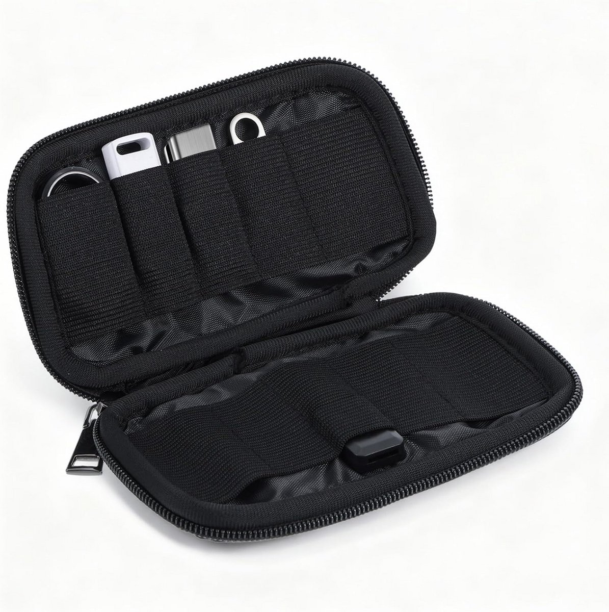Organiser Tas voor USB Sticks en Geheugenkaarten - Compacte Opbergdoos