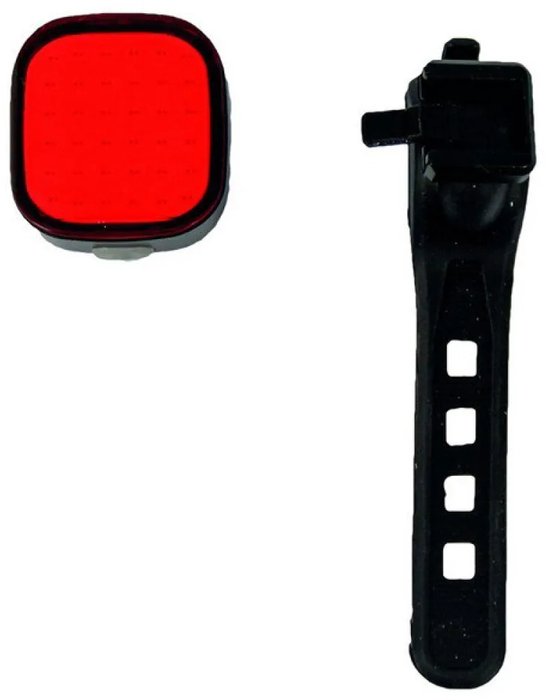 Fiets Achterlicht LED Urban Proof High Power vierkant - USB oplaadbaar — afbeelding 3