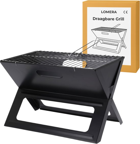 Lomera Opvouwbare Barbecue - Inklapbare Barbecue - Draagbare Barbecue - Houtskool Barbecue - Camping Barbecue - Strand Barbecue - Park Barbecue - Praktische Vorm - BBQ Opvouwbaar - Opvouwbare BBQ Camping van Merkloos — afbeelding 2