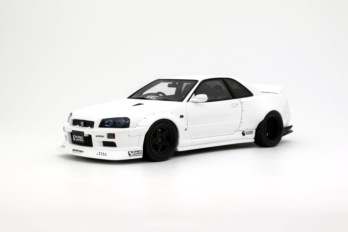 Nissan Skyline GT-R (BNR34) by KRC '19, pearl white